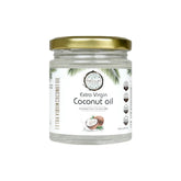 Earth Like Extra Virgin Coconut Oil, 180ml - Cold Pressed, Glass Jar, 100% Natural for Hair, Skin & Cooking (180ml)