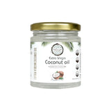 Earth Like Extra Virgin Coconut Oil, 180ml - Cold Pressed, Glass Jar, 100% Natural for Hair, Skin & Cooking (180ml)