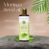 Earth Like Cold Pressed Moringa Seed Oil | 100% Pure & Natural - 100ml | for Face, Hair & body