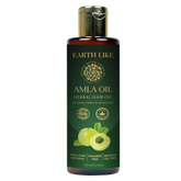 EarthLike Cold-Pressed Amla Hair Oil | Ayurvedic Formula for Hair Growth, Strength & Shine
