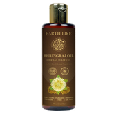 EarthLike Cold-Pressed Bhringraj Hair Oil | Ayurvedic Formula to Reduce Hair Fall & Promote Growth