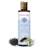 EARTH LIKE Cold Pressed Kalonji (Black Seed) Oil for Healthy & Strong Hair Scalp Nourishment | Skin Firming & Anti Aging Oil | All Hair & Skin Types | No Mineral & Silicon Oil (200ml)