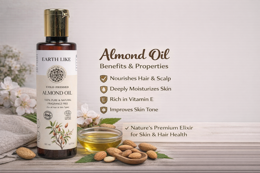 Pure Cold Pressed Almond Oil for Hair & Skin: How to Use It the Right Way