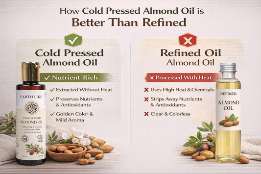 What Makes Cold-Pressed Almond Oil Different From Regular Almond Oil for Hair & Skin