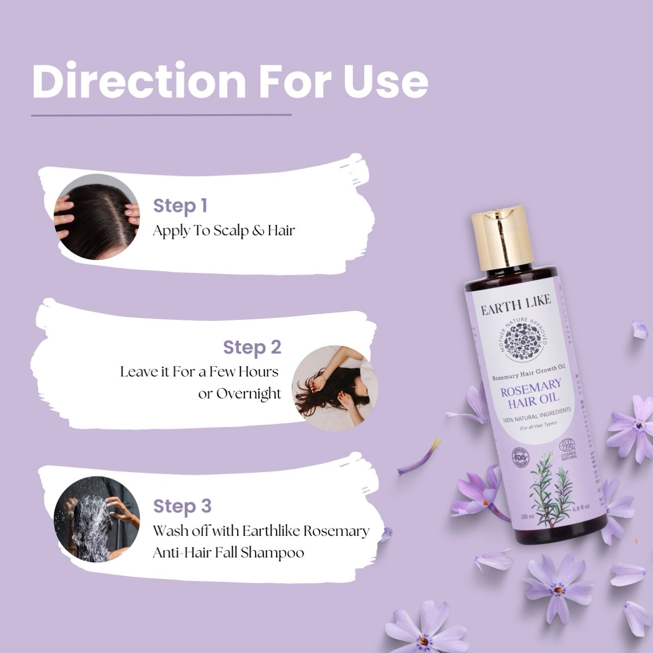 Earth Like Rosemary Hair Growth Oil