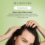 EARTH LIKE Cold Pressed Castor Oil (200ml) for Healthy Hair and Skin | Nourishes, Deeply Moisturizes & Promotes Hair Growth | All Hair & Skin Types | Sulphate & Parabean Free, No Mineral & Silicon Oil