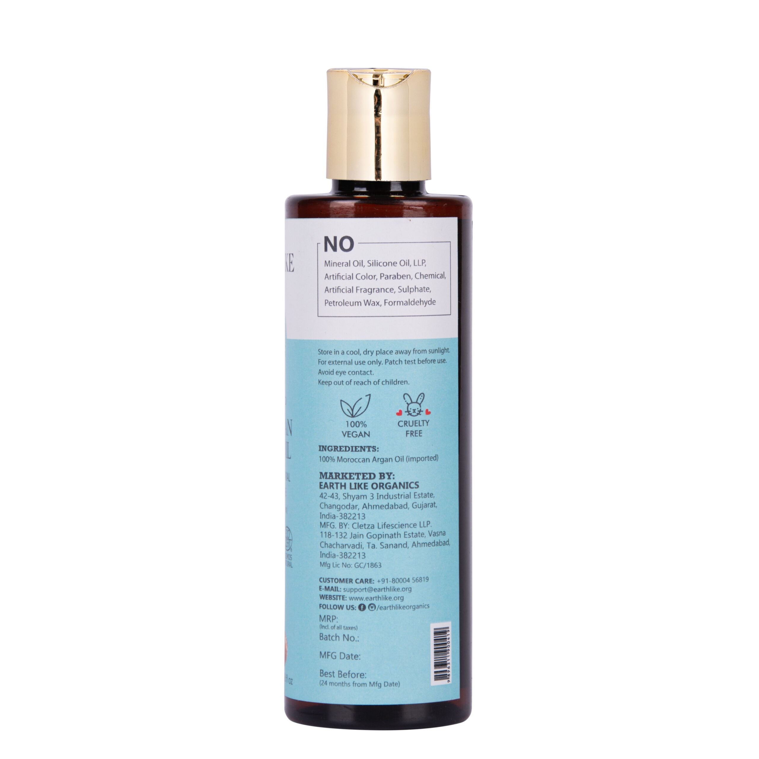 Earth Like Cold pressed Argan Oil
