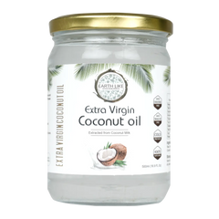 Earth Like Extra Virgin Coconut Oil -500ml |Glass Jar|Natural chemical free | coconut oil for massage,babay care,hair and skin