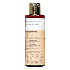 Earth Like Cold Pressed Wheat germ Carrier Oil - 100% Pure and Natural- Suitable for All Skin Types Pure Oil |Use for Hair Care, Skin Care (100ml)