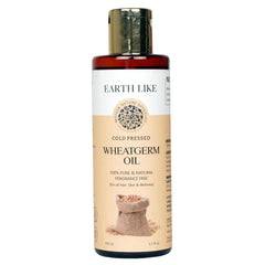 Earth Like Cold Pressed Wheat germ Carrier Oil - 100% Pure and Natural- Suitable for All Skin Types Pure Oil |Use for Hair Care, Skin Care (100ml)