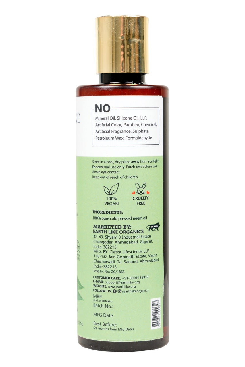 Earth Like Cold Pressed Neem Oil