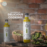 EARTH LIKE - Extra Virgin Olive Oil for Cooking, Skin Massage, Hair Care, Baby Massage | Cold Pressed