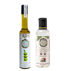 BUY Earth Like 250 ml Extra Virgin Olive Oil - GET Earth Like 100 ml Extra Virgin Coconut Oil FREE - Combo