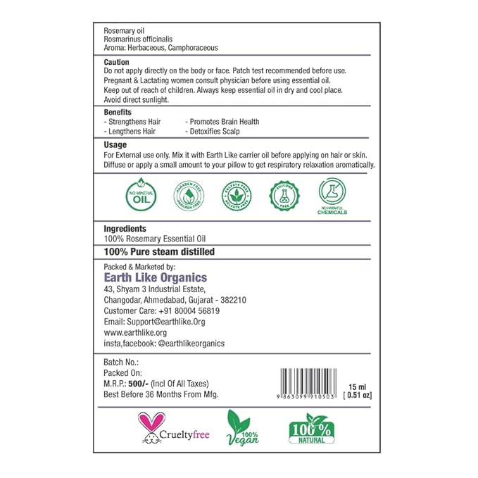 Rosemary essential oil