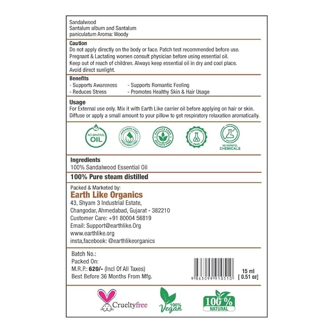 Sandalwood essential oil