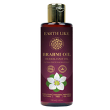 EarthLike Cold-Pressed Brahmi Hair Oil | Ayurvedic Calm for Scalp Nourishment & Stress Relief